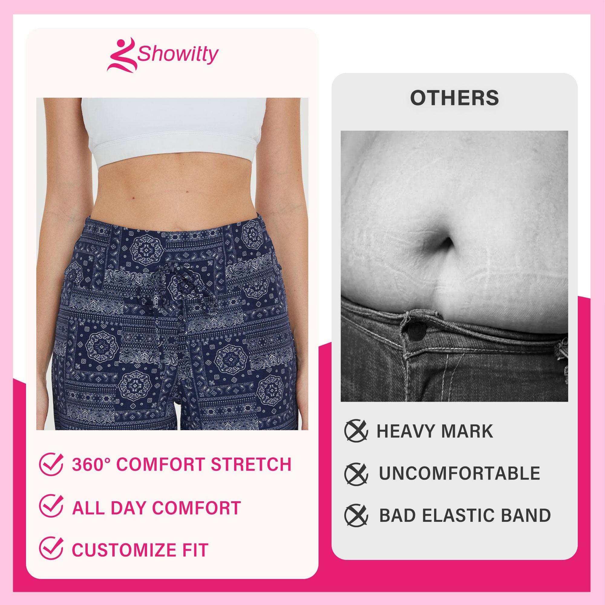 SHOWITTY Women's Plus Size 3-Pack Pajama Pants - Soft, Comfy Basic Lady Loungewear, High Waist Loose Wide Leg Nightwear for Yoga, Pajama Set,clothes for back to school,first day of school outfits
