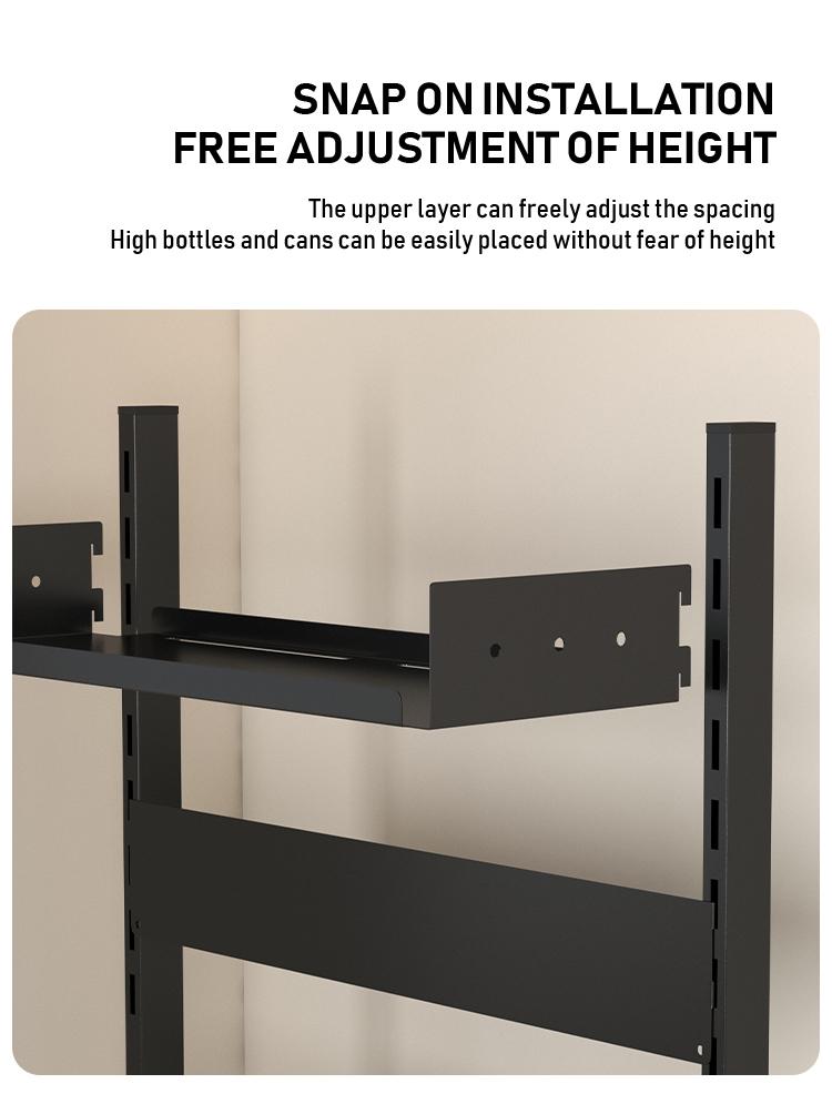 Three-Tier Kitchen Spice Rack, Multi-Functional Storage for Jars & Condiments, Detachable & Washable, Modern Design, Home & Restaurant Use