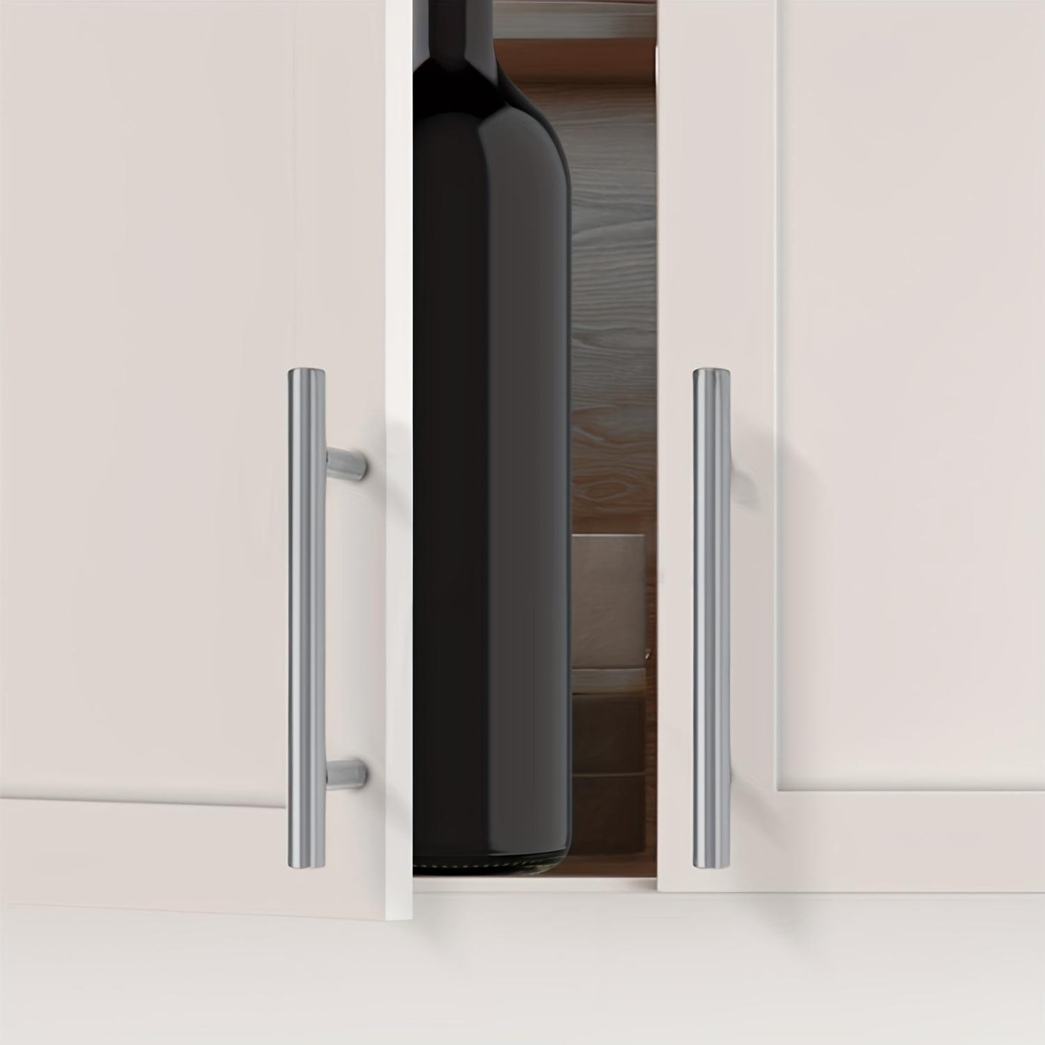 30 Pack Stainless Steel Cabinet Handles - 7 Inch Brushed Nickel Knobs, 5 Inch Center-to-Center, Modern Kitchen Hardware, Easy to Install Du Drawer Pulls, Minimalist Design, Sturdy Construction, High-Quality Surface Finish, Essential for Home Renovation