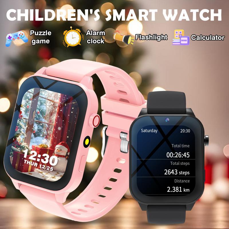 Children Activity Tracker Watch for Ages 3-14, Smartwatch with Pedometer, Sleep Monitor, Camera, LED Flashlight, Educational Games