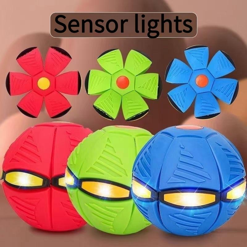 Magic Bounce Ball, Magic Flying Disc Ball, Kids Elastic Football Basketball, Sandbag Pet Toy, Parent-Child Interaction, 1 Pack