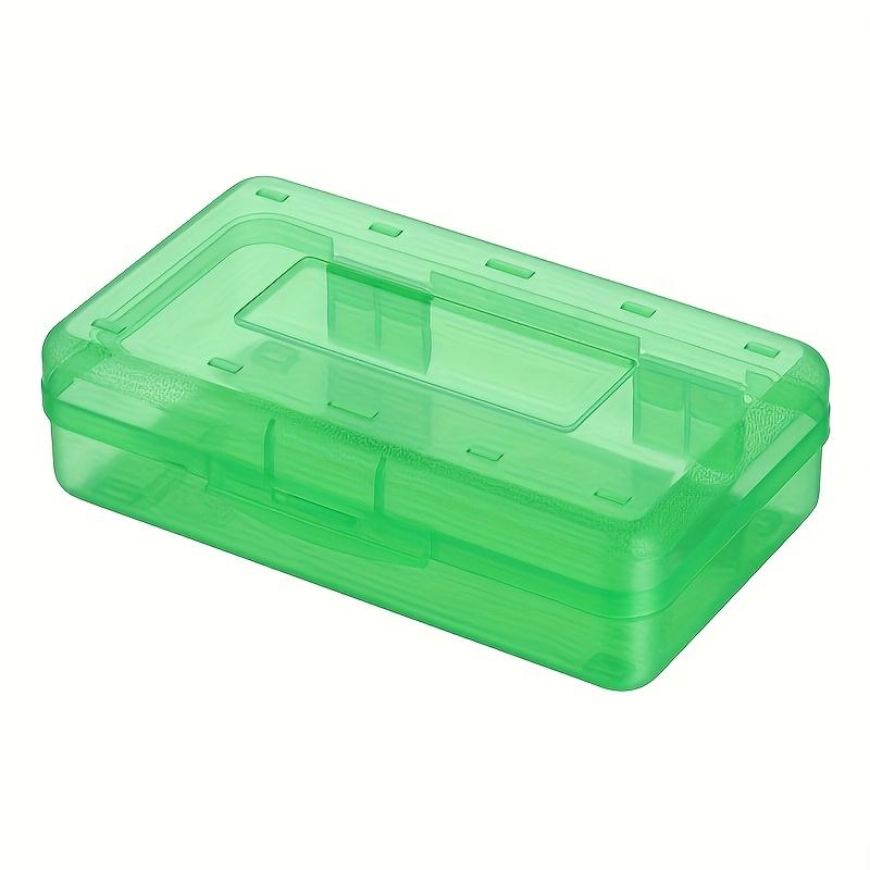 Large Capacity Multi-Functional Plastic Storage Box, Transparent Pencil Case, Simple Stationery Box for Students, Art Sketching Supplies Organizer