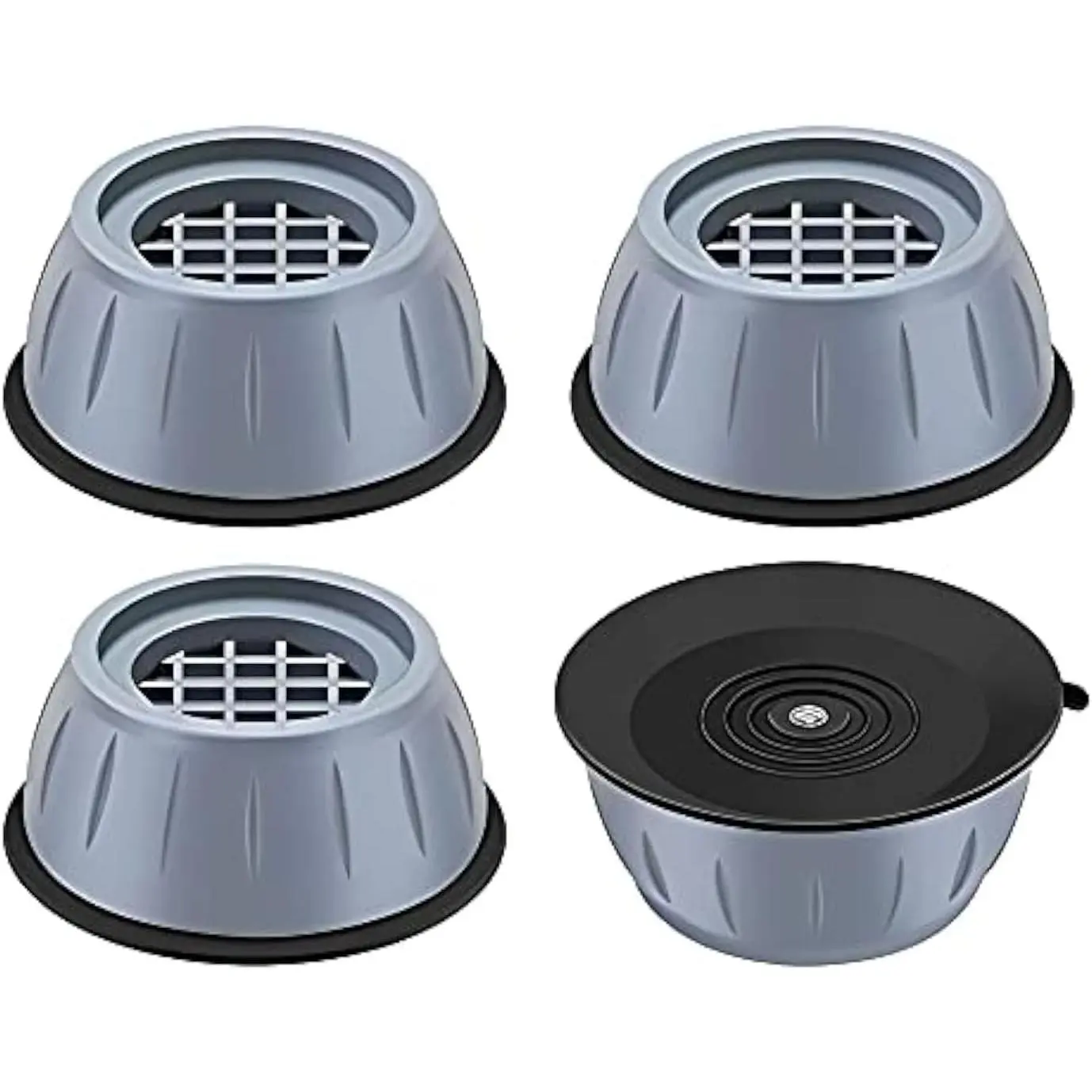 4Pcs Anti Vibration Pads for Washing Machine and Dryer Shock and Noise Cancelling Washing Machine Support Prevent Moving Shaking Walking Universal SizeGift