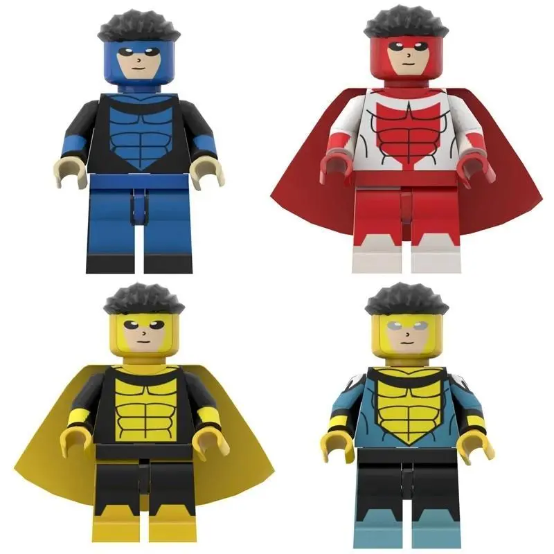 Compatible Building Block Man Mark Minifigure Superhero Toy Model Collectible For Teens Adults Desk Display Birthday Gift