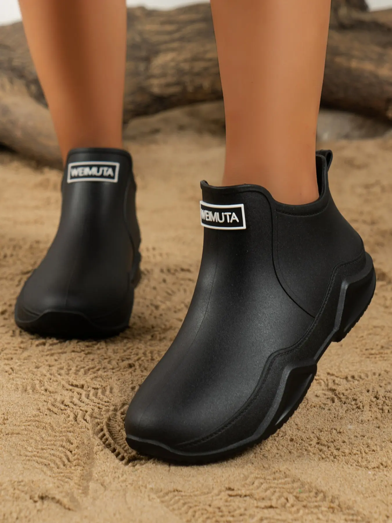 Women's Original Chelsea Rain Boots, Fashion Waterproof Shoes, Durable and Comfortable Design, Suitable for Wet Weather, All Seasons