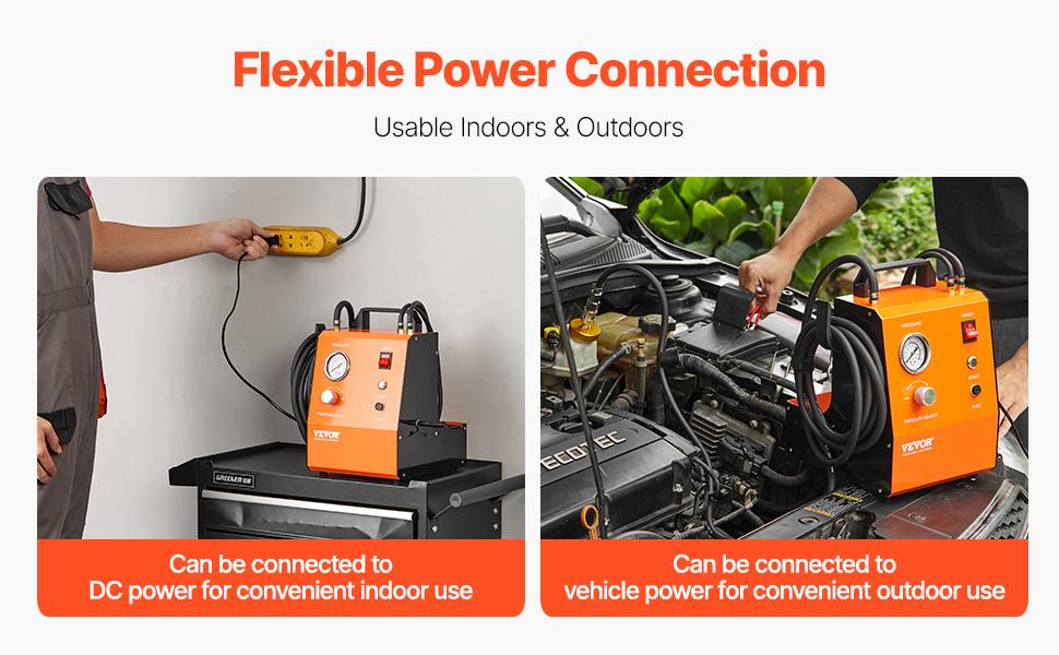 VEVOR 110V Electric Brake Bleeder Kit for Brake Bleeding, Professional Master Cylinder Bleeder with Built-In Gauge & Air Pump, Versatile Adapter Set for DC/AC Power VEVOR 110V Electric Brake Bleeder Kit for Brake Bleeding, Professional Master Cylinder Bleeder with Built-In Gauge & Air Pump, Versatile Adapter Set for DC/AC Power