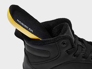 HOBIBEAR Womens Winter Barefoot Shoes Men Wide Toe Box Warm Faux Fur Lined Ankle Sneakers Thick walking shoes