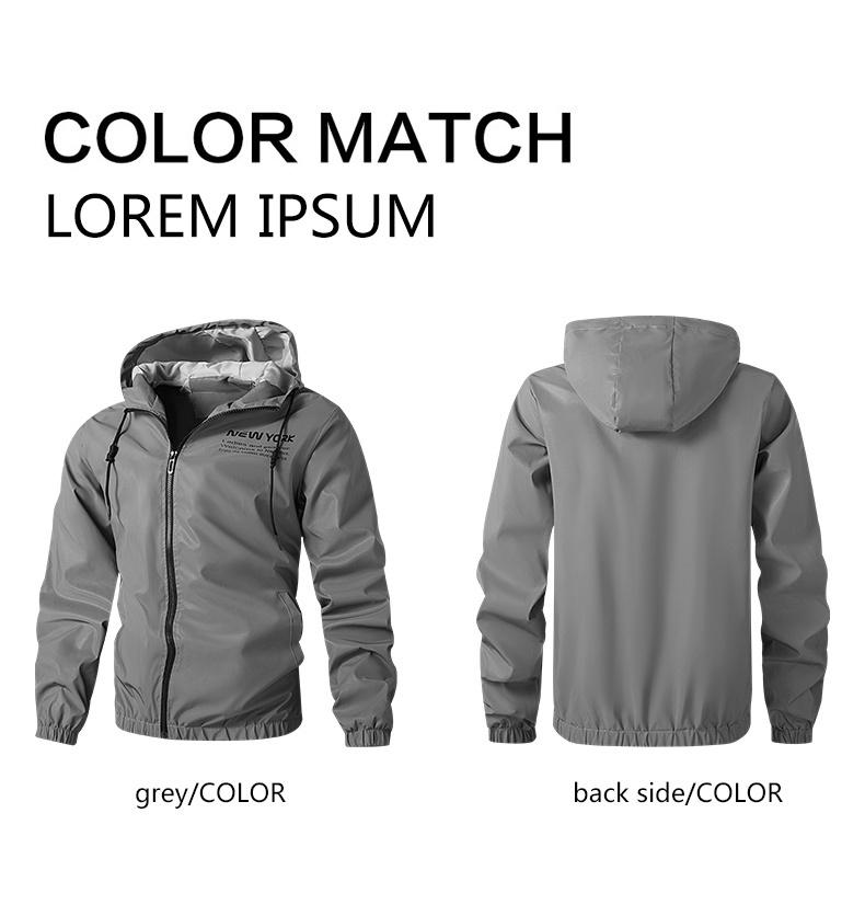 Men's Reflective Motorcycle Jacket, Night Visibility Gear, Windproof & Waterproof Design, Outdoor Sports Casual Wear, Comfortable Fit