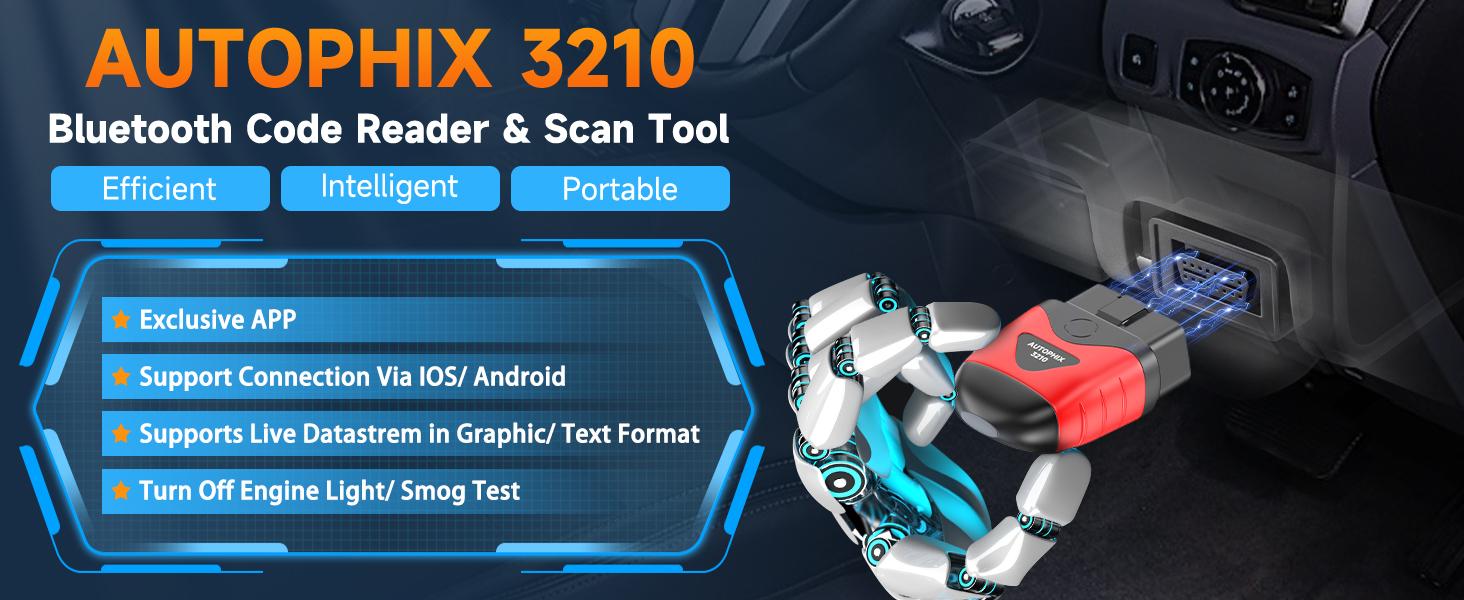 AUTOPHIX-3210 Full OBD2 Scanner, Code Reader, Check BAT Engine, OBD 2, Auto Scan Tools for iPhone, iPad, Android Vehicle AUTOPHIX-3210 Full OBD2 Scanner, Code Reader, Check BAT Engine, OBD 2, Auto Scan Tools for iPhone, iPad, Android Vehicle