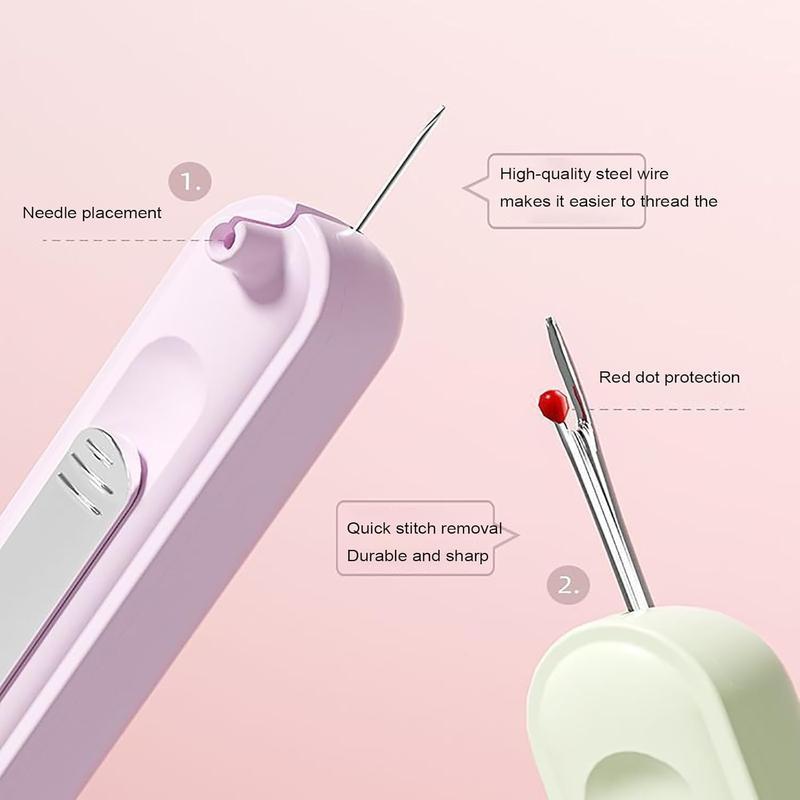 2PCS Needle threading tool for elderly people's hand sewing special tool household multi-function thread remover