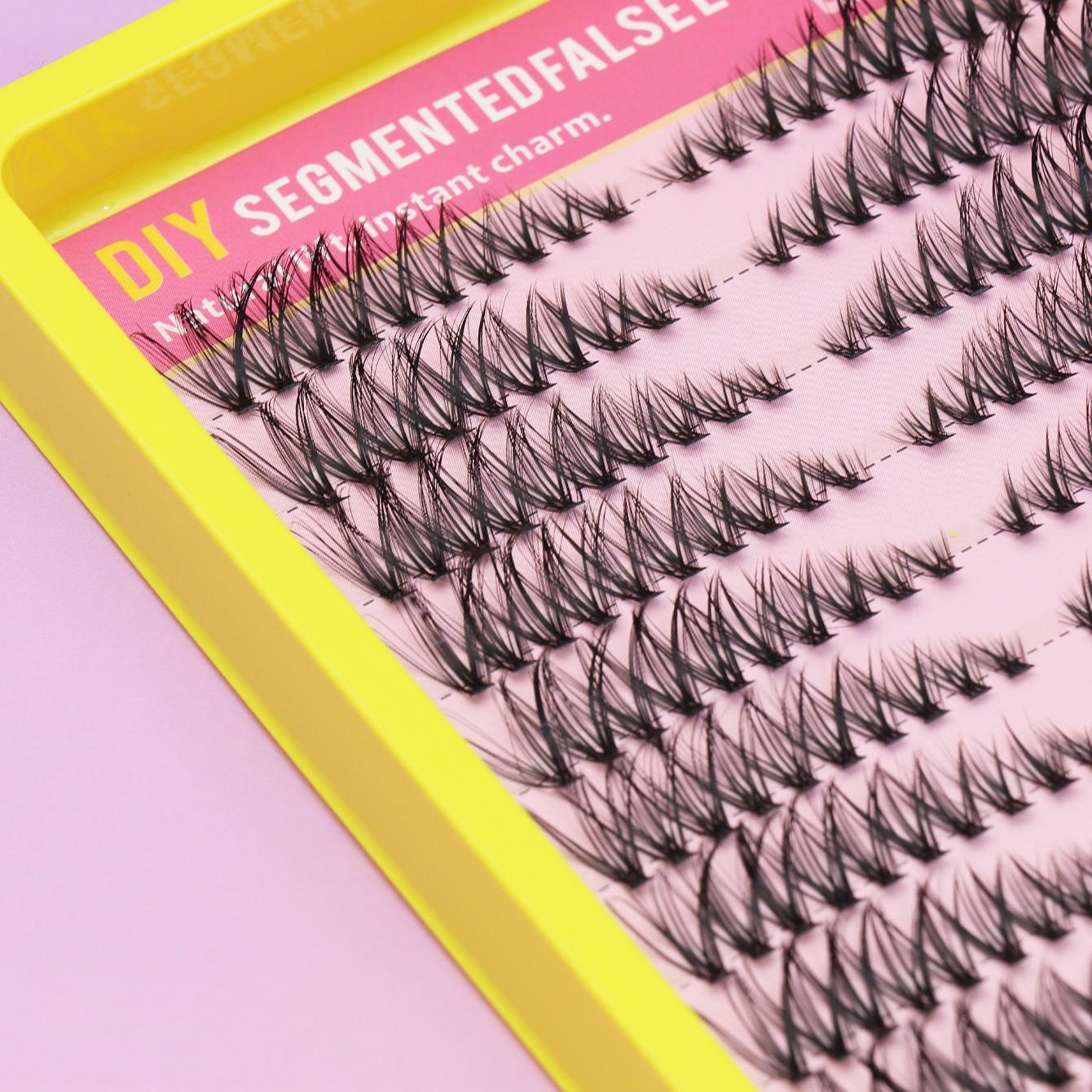 Fox Puppy Series 180 Mixed Length 30D Natural Eyelashes, Comfortable Wear, Waterproof, Durable, Transparent, Non-Irritating Makeup Tool