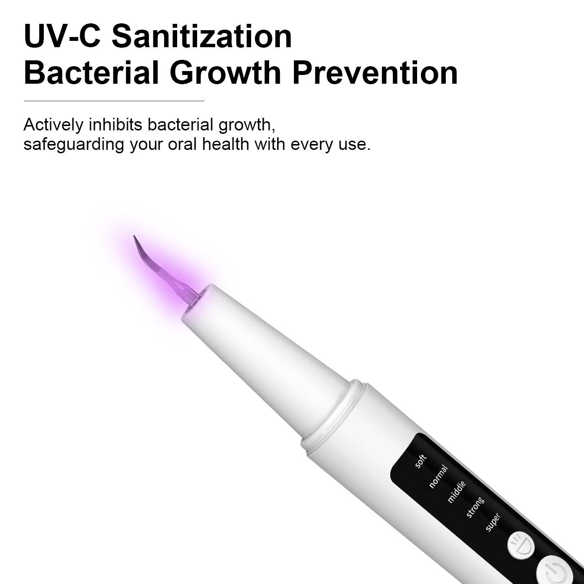 #Summervibes Oral Plaque/Tartar Remover for Teeth,Electric Tooth Cleaner Tartar Remover for Teeth with LED Light,5 Modes Rechargeable Teeth Cleaning Kit with Dental Tools, 3 Replaceable Heads for Adult Pet Safe Use Removable Adjustable