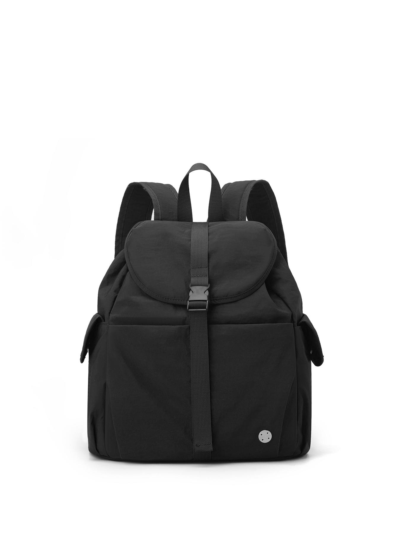 Large capacity backpack, solid color and clean color backpack buckle, fashionable and versatile, casual and simple, suitable for students to go to school, campus, commuting, shopping, men's and women's backpacks, Multifunction Backpack
