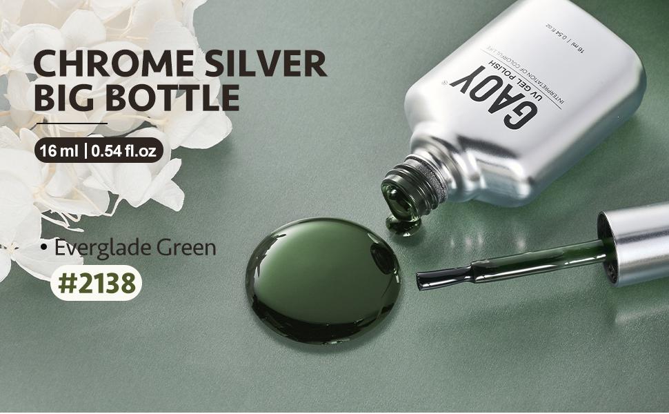 GAOY Jelly Gel Nail Polish, 16ml Sheer Green Translucent Soak Off Gel Polish, UV Light Cure for Nail Art DIY