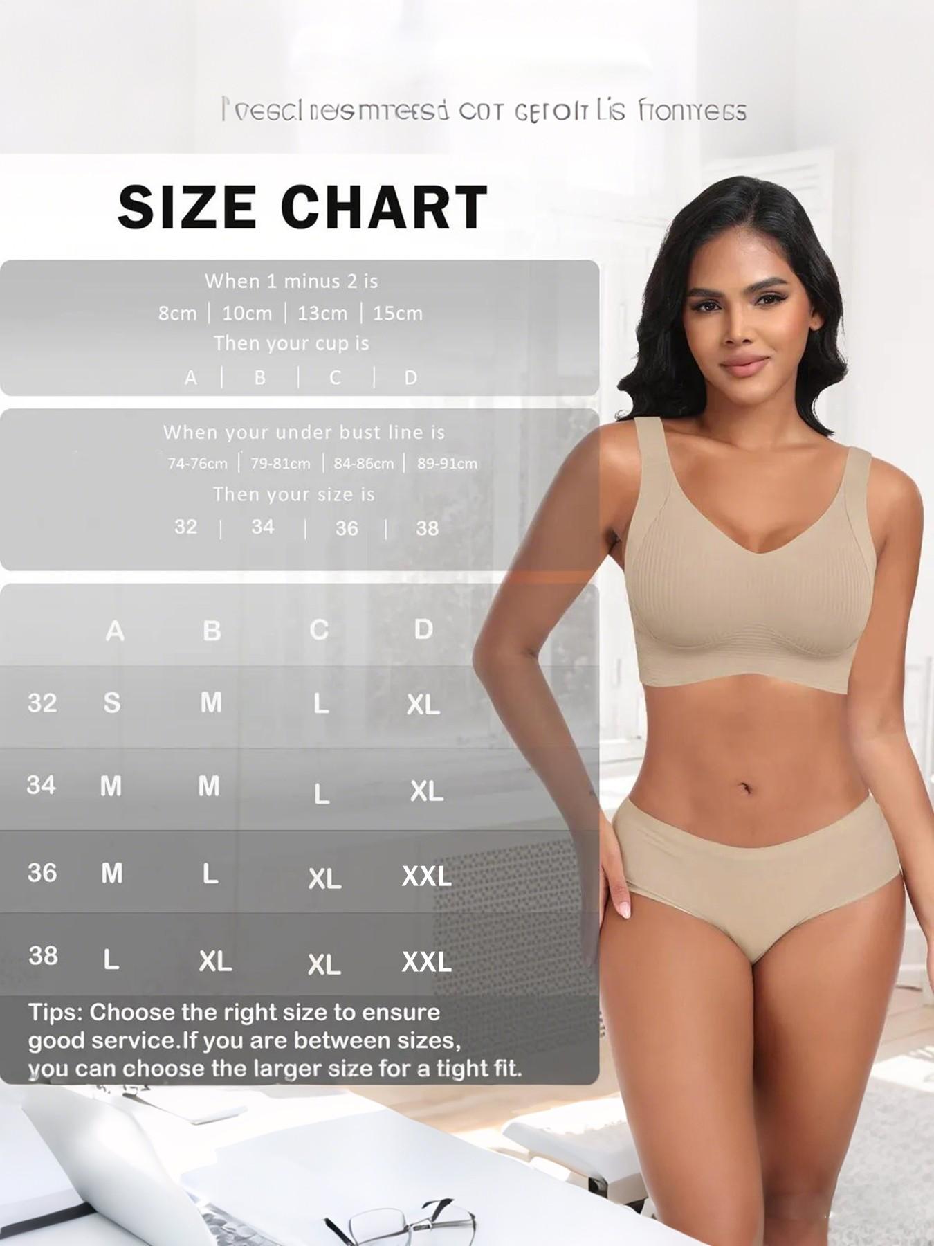 Women's Seamless Wireless Bra, Full Coverage Push-Up Design, No Steel Ring, Smooth Soft Breathable Fabric, All-Year Comfort