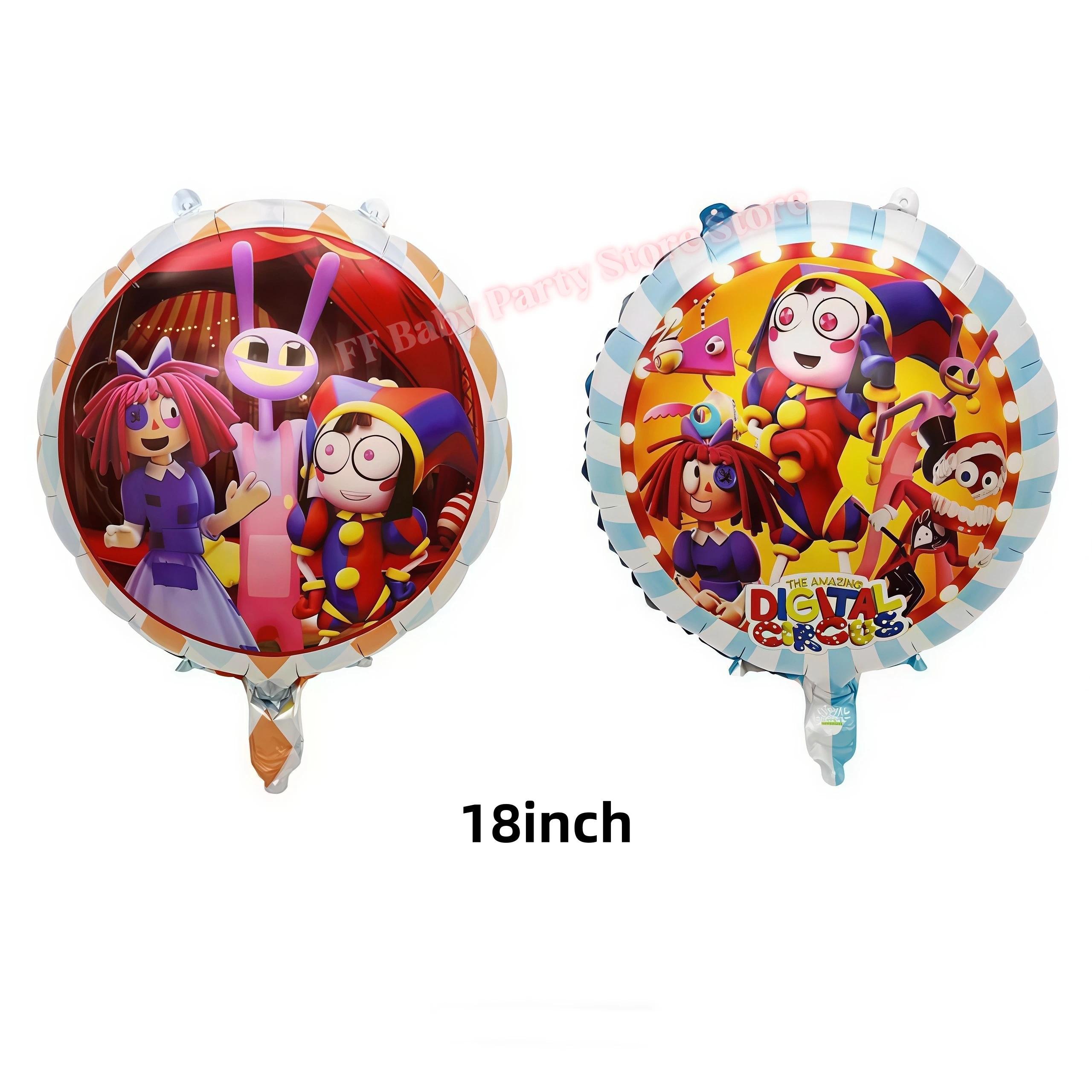 Amazing Tableware Birthday Party Decoration Digitaled Circus Balloon Plate Cup Banner Kids Favor Gift Baby Shower Party Supplies