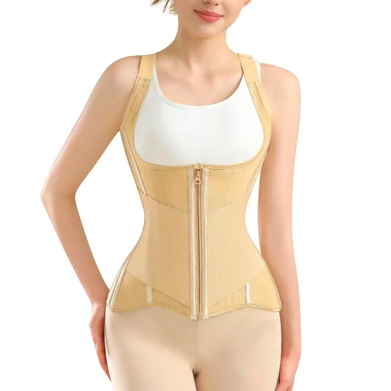 Zip-front easy on/off design, no helper needed to adjust compression freely