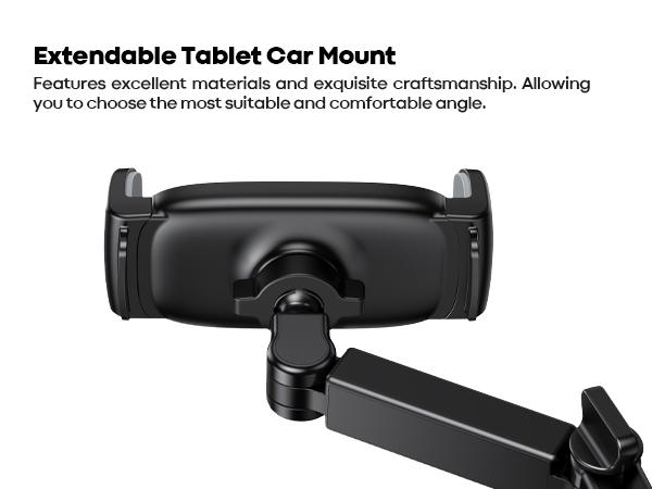 Lamicall Car Headrest Tablet Holder – 3-in-1 Adjustable Extension Arm Mount for Back Seat, Fits 4.7-11" Tablets like iPad, Galaxy, Fire HD, Road Trip Essential for Kids – Black #TikTokShopBlackFriday #TikTokShopCyberMonday Lamicall Car Headrest Tablet Holder – 3-in-1 Adjustable Extension Arm Mount for Back Seat, Fits 4.7-11" Tablets like iPad, Galaxy, Fire HD, Road Trip Essential for Kids – Black #TikTokShopBlackFriday #TikTokShopCyberMonday