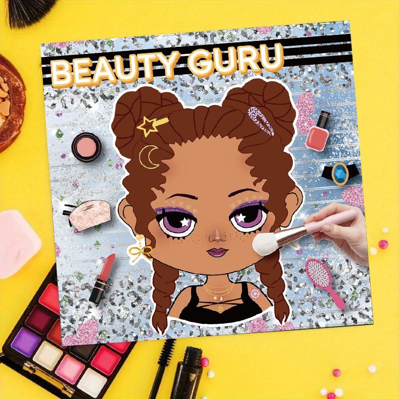 Creative Makeup Sticker Coloring Book, Learn Makeup Skills, Develop Aesthetic Sense, Enjoy DIY Beauty Fun!
