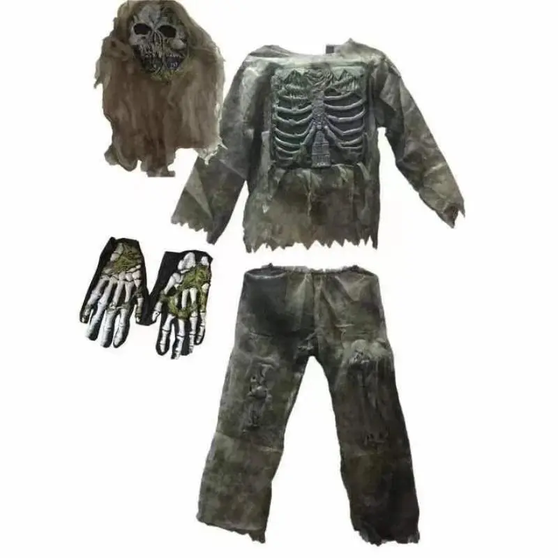 Kids Adult Scary Skeleton Living Dead Zombie Costume Creations Monsters Costume for Halloween Spooktacular