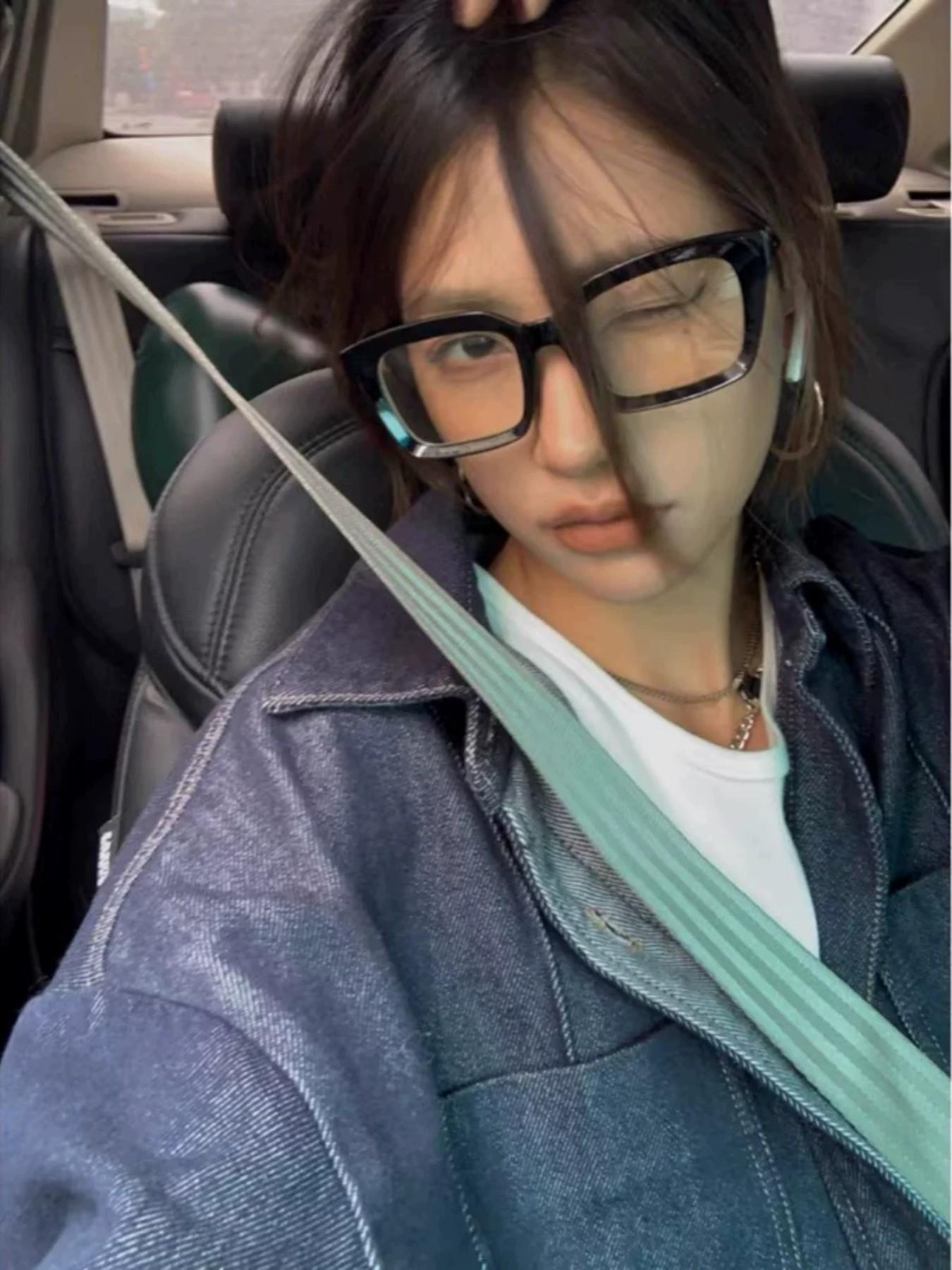 Unisex Square Frame Glasses, Trendy Retro Style, Multi-Color Decorative Eyewear, Perfect for Photoshoots & Street Fashion