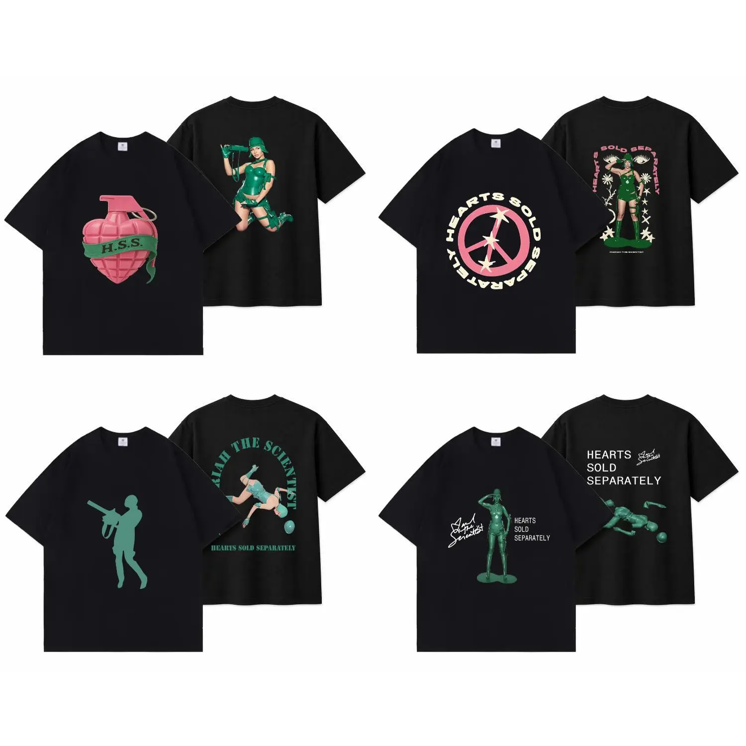 Y2K Fashion Style M-Mariah the S-Scientist Classic Pattern Vintage Casual Pure Cotton Tshirt,Unisex Tops,Oversized Streetwear Summer Tee,Vacation Outfit,Best Holiday Gift for Fans Halloween INS