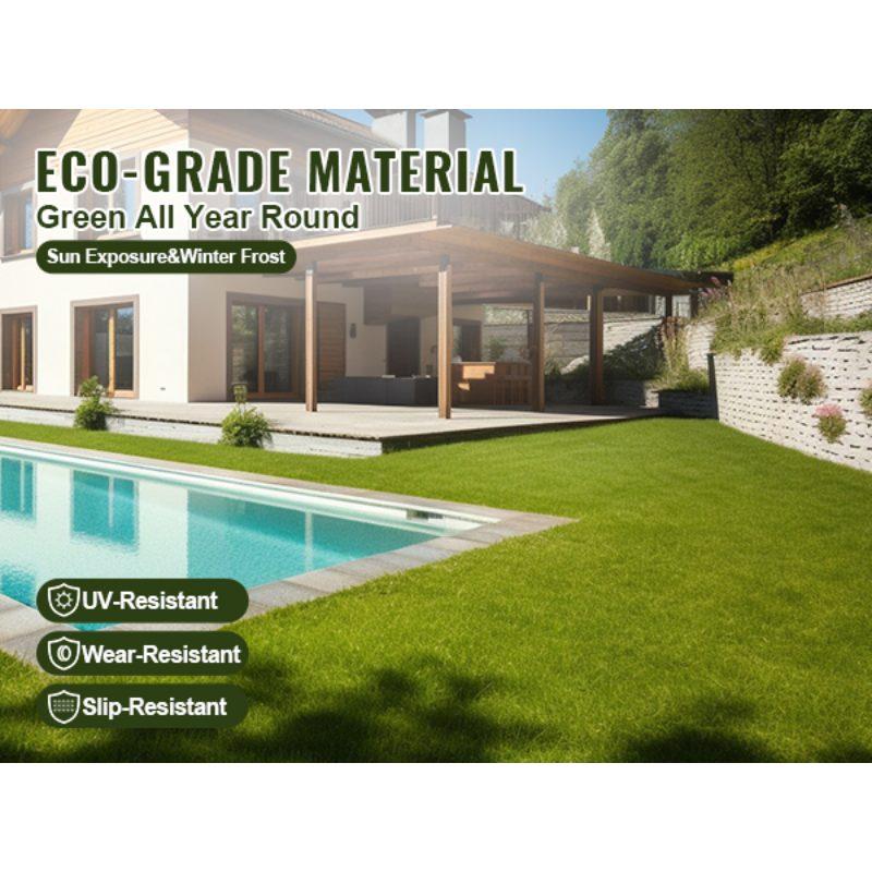 VEVOR Artifical Grass Tiles Interlocking Turf Deck Set, 18 Pack - 12x12, Synthetic Fake Grass Self-draining Mat Flooring Decor Pad, Perfect For Multi-Purpose Indoor Outdoor Entryway Scraper Dog Mats VEVOR Artifical Grass Tiles Interlocking Turf Deck Set, 18 Pack - 12x12, Synthetic Fake Grass Self-draining Mat Flooring Decor Pad, Perfect For Multi-Purpose Indoor Outdoor Entryway Scraper Dog Mats