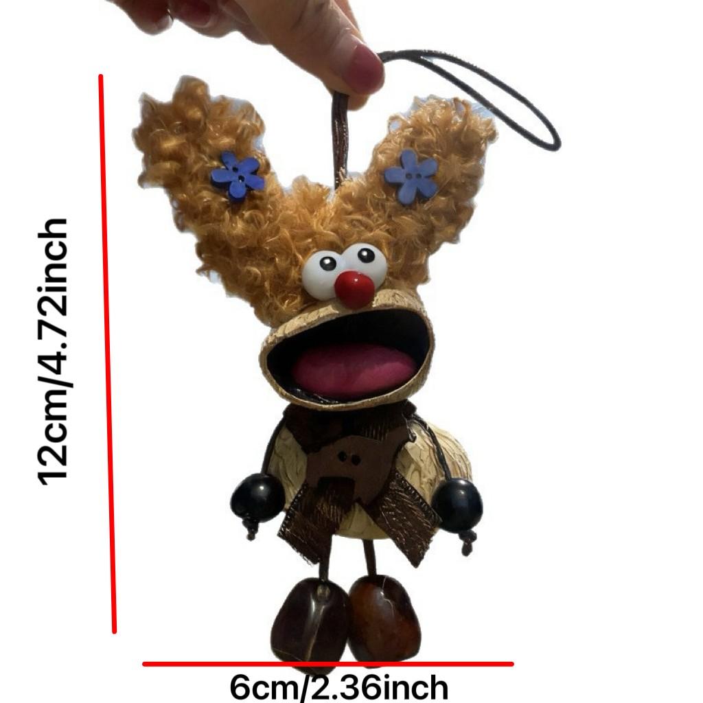 New Indonesian Fruit Shell Healing Wind Chime Pendant, Stress Relief Keychain, Wholesale Fruit Shell Rattle, Decorative Hanging Ornament