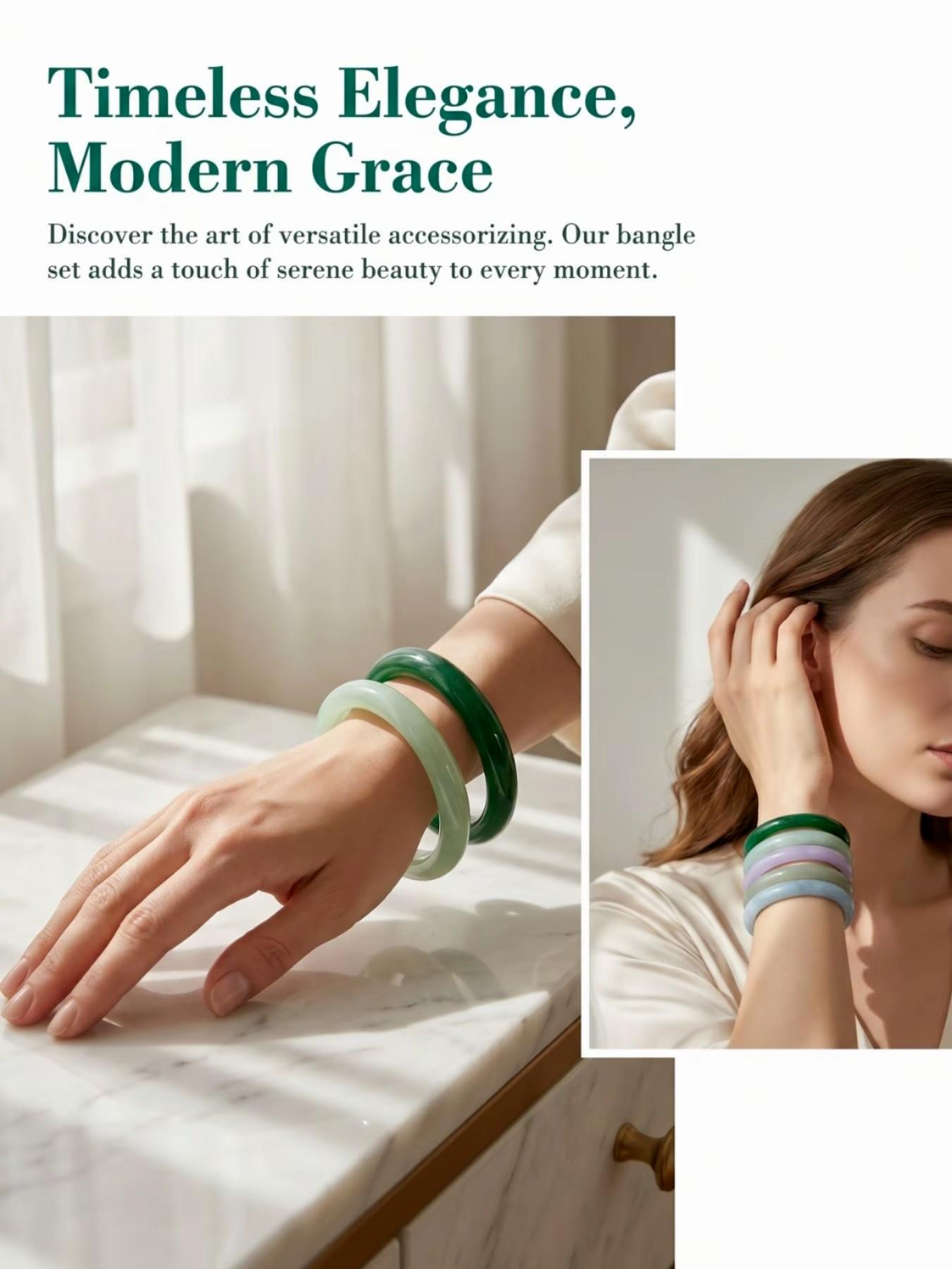 Elegant Eastern Style Jade Bracelet with Gift Box, Beautiful Bangle, Perfect Gift, Traditional Chinese Jewelry, Fine Craftsmanship