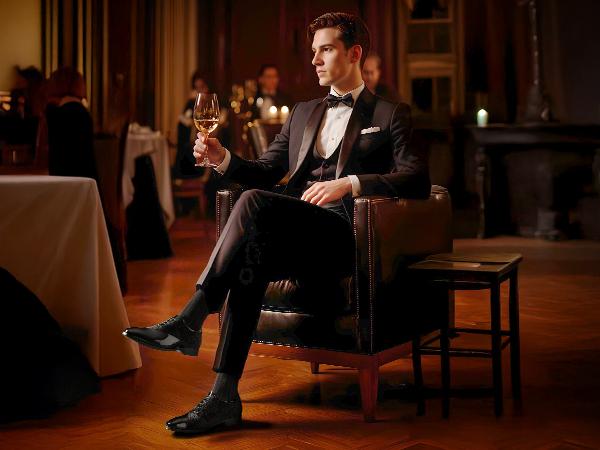 BRUNO MARC Men's Dress Tuxedo Shoes Classic Patent Velvet Lace-up Formal Caden Oxford SpringStatements Round Toe All Seasons Footwear