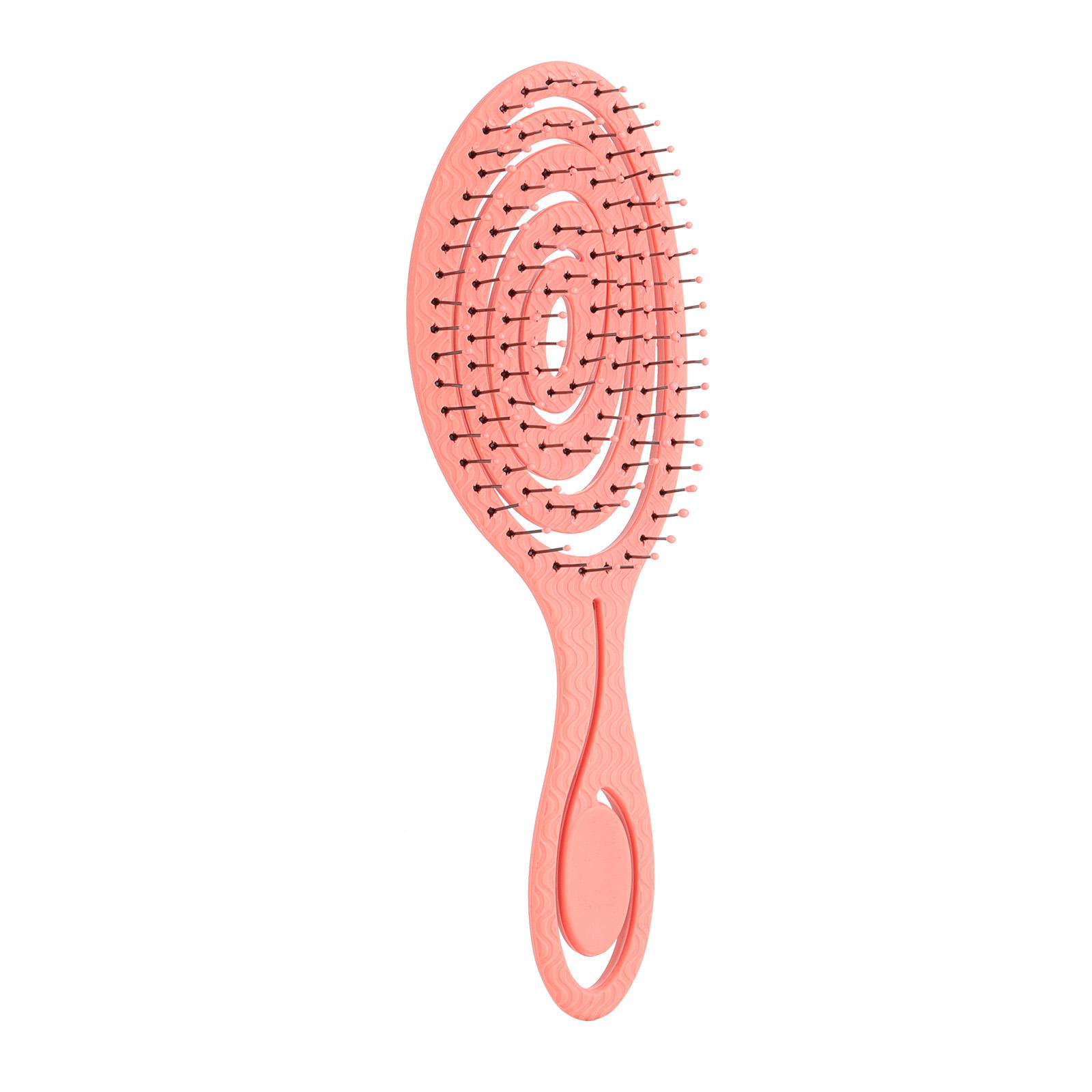 1PC Spiral Detangling Hairbrush TikTok Viral, Unique Hollow Out Vent Brush, Anti-Tangle Fluffy High Volume Comb, No Snag Scalp Massage Brush for Curly & Straight Hair, Dorm Home Use for Women Girls, Beginner Friendly Hot Sale