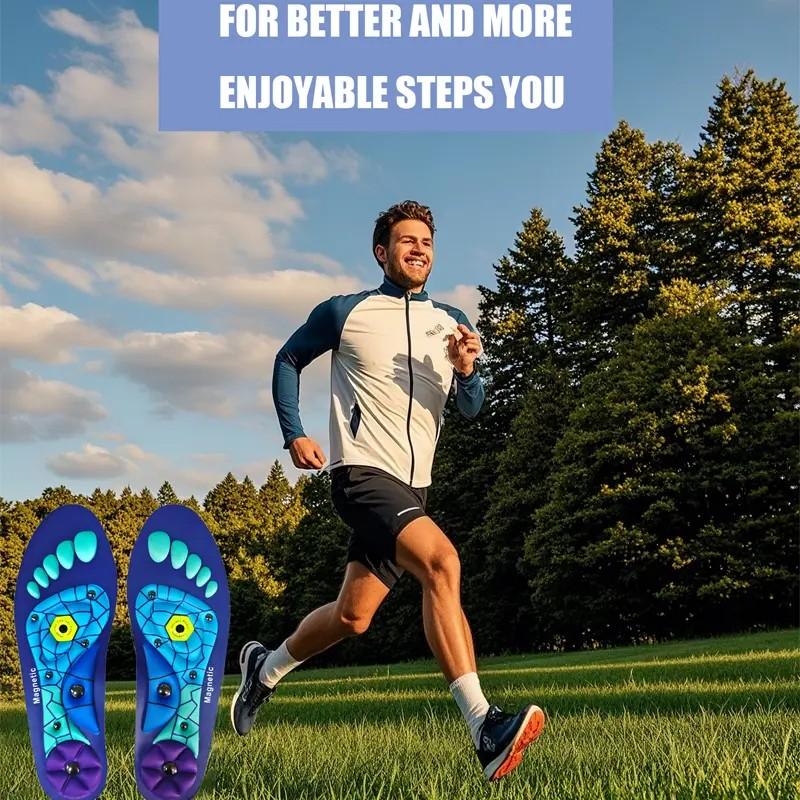 D-Insoles for Foot Pain Relief, 220+ lbs Support for Plantar Fasciitis, High Arches, Flat Feet, Shock Absorbing, Arch Support, Anxiety & Migraine Relief, Reduces Fatigue for Work & Running, Comfort for Men & Women, Helps with Neuropathy & Swelling