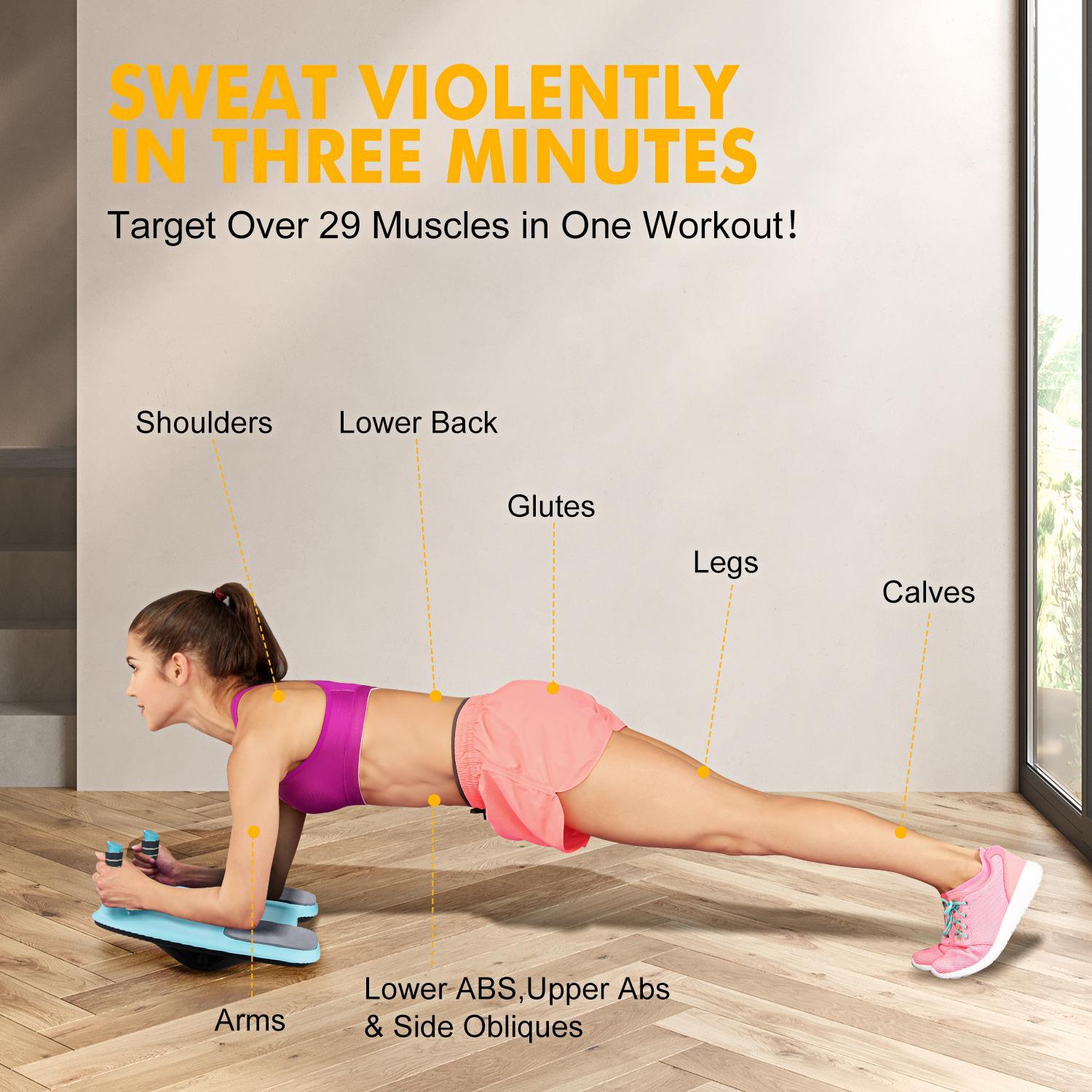 Valentine's Day Gifts for Beginners - Plate Balance Board for Core & Abs Workout at Home, Tone Body & Improve Posture, Perfect Exercise Equipment for Women