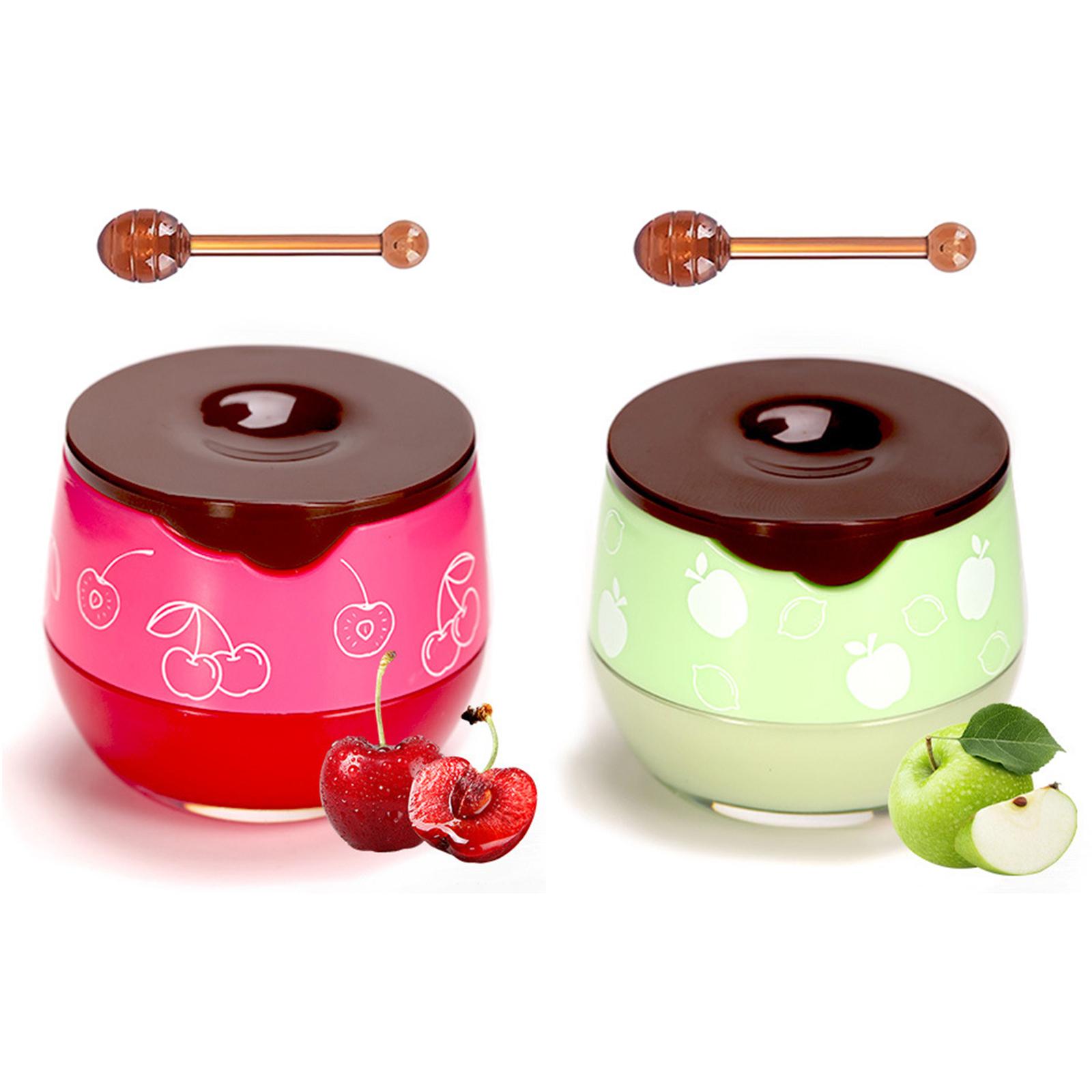 2-Pack Lip Balm Set for Men & Women, Long-Lasting Moisturizing Hydrating Lip Care Base with Fruit Flavor, Ideal for Sports & Daily Use