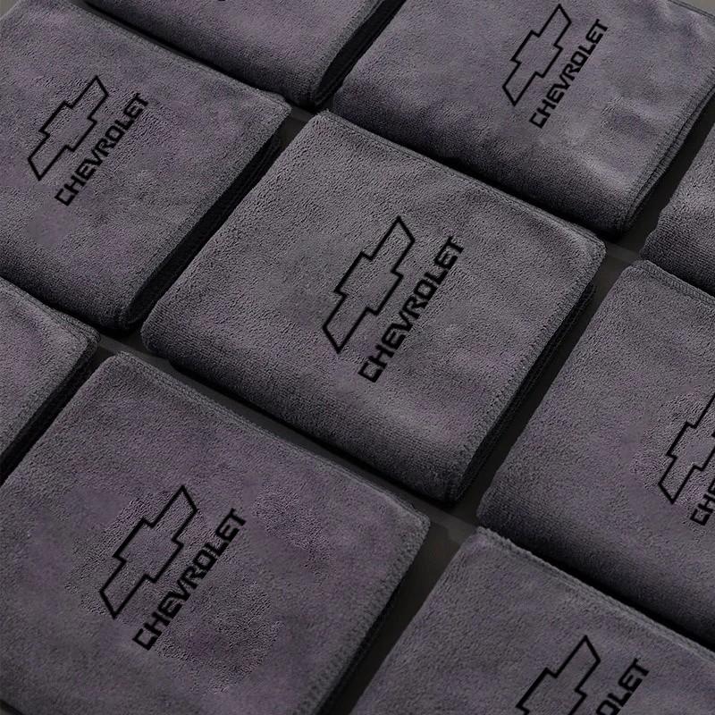 Microfiber Car Wash Towel Drying Cloth, Cleaning Tool for Chevrolet Models, Essential Auto Accessories, Efficient Vehicle Care