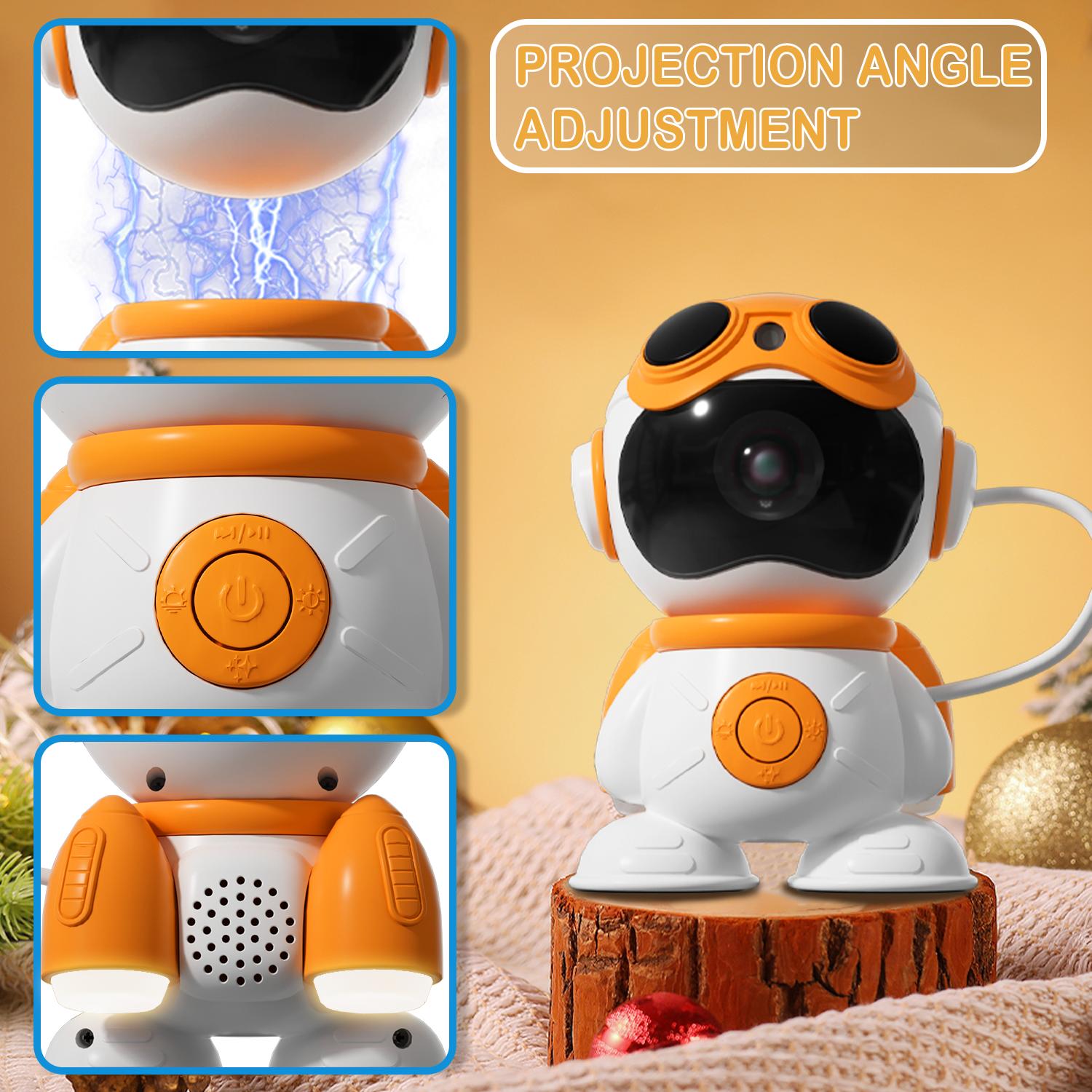 Starry Sky Projector with Remote Control, 1 Count Bluetooth-compatible Speaker Projector, USB Powered Playroom Night LED Light, Projector Lamp, LED Lights for Bedroom Room Decoration Astronaut Starry