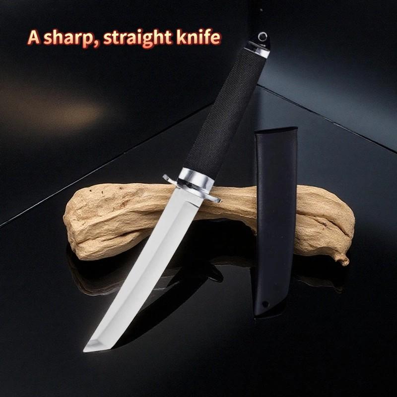 1/2 set of professional kitchen knives, Special kitchen knives with multi-functional features, Japanese-style kitchen knives with straight and fixed blades, Stainless steel, Japanese chef knives, fruit knives, Cutting
