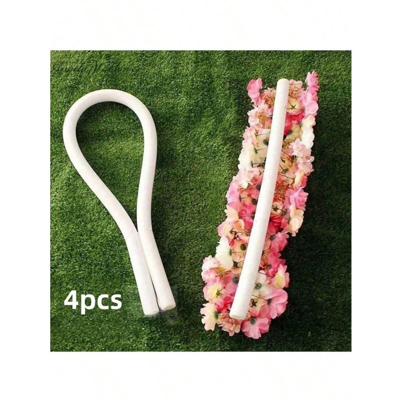 4 Pack Cylindrical Floral Foam Rods, Creative Floral Arrangement Sticks, DIY Floral Decoration, Sturdy Base Support For Fresh Flowers, DIY Bouquet Craft Supplies
