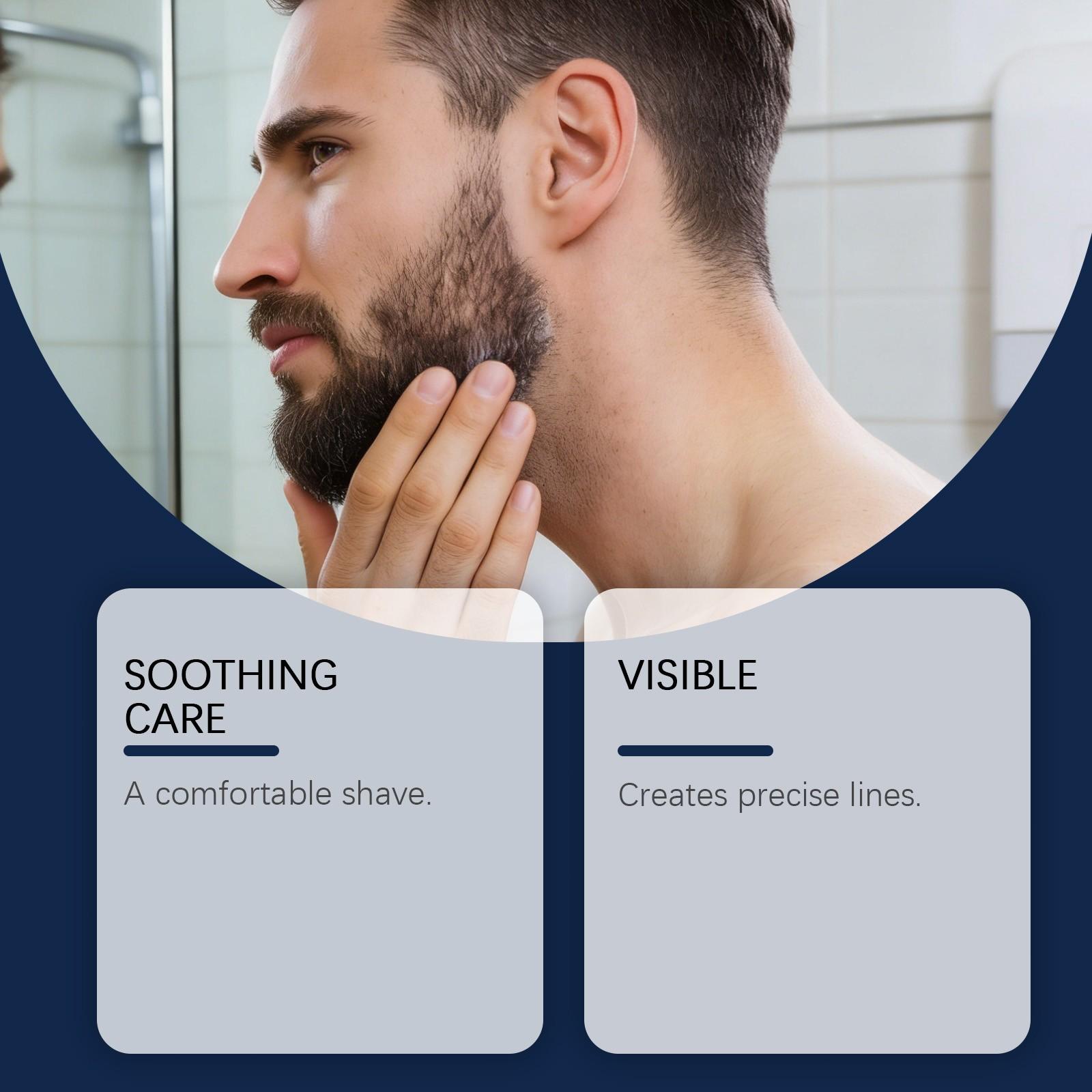 Men's Smooth Shaving Balm, Daily Use, Refreshing Non-Greasy Texture, Lightweight Care Balm, Ideal for Everyday Shaving Routine