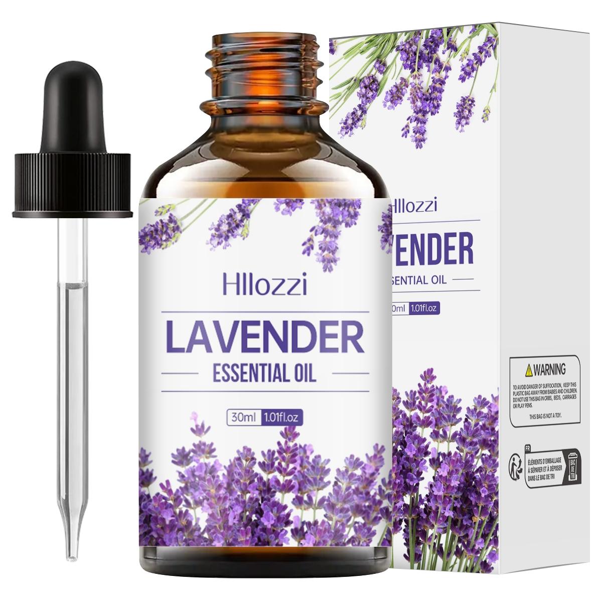 1pc 30ML Lavender Essential Oil for Diffusers, Humidifiers, Home, Living Room, Bedroom, Bathroom, Air Freshener, Stress Relief, Gift Choice, Pure Essential Oils