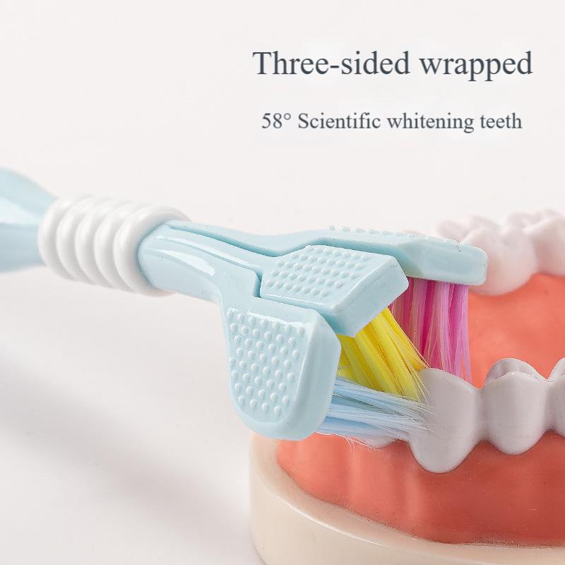 Couple's 3D Multi-Angle Toothbrush Set, Romantic Design, Deep Plaque Clean, Teeth Plaque Remover, Fresh Breath, Tongue Scraper, Gentle Bristles, Soft Toothbrush, Multiple Colors