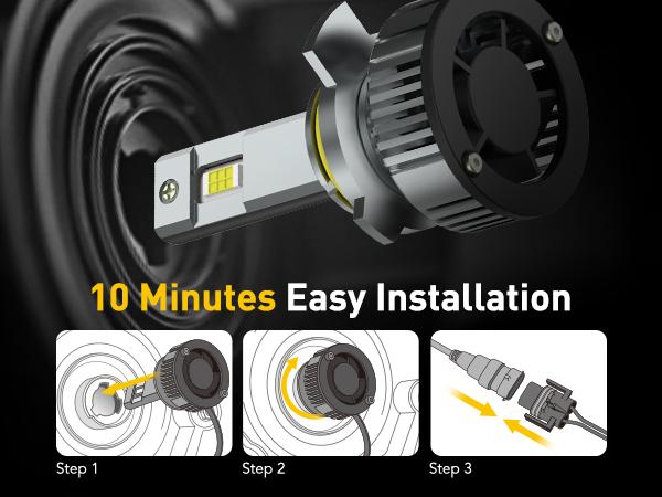 AUXITO 2025 Upgraded 30000LM LED Headlight Bulb ,Fog Lights,with Cooling Fan,H11 9005 9006 9007 H4 H7 H13 9012,D1S,D2S,D3S,D4S,D5S Canbus Ready,Plug-and-Play ,Pack of 2 AUXITO 2025 Upgraded 30000LM LED Headlight Bulb ,Fog Lights,with Cooling Fan,H11 9005 9006 9007 H4 H7 H13 9012,D1S,D2S,D3S,D4S,D5S Canbus Ready,Plug-and-Play ,Pack of 2