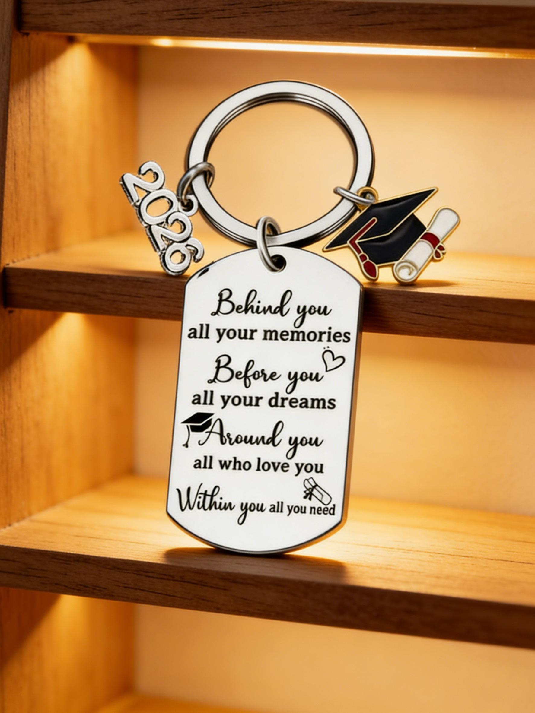 2026 Inspirational Graduation Keychain Gift