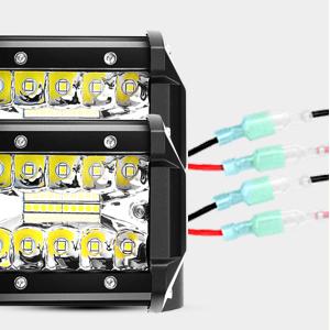 Nilight LED Light Bar 2PCS 4Inch 36W Amber Triple Row Spot LED Light Bar 3600LM Waterproof LED Off Road Lights with 16AWG Wiring Harness dealsforyoudays Nilight LED Light Bar 2PCS 4Inch 36W Amber Triple Row Spot LED Light Bar 3600LM Waterproof LED Off Road Lights with 16AWG Wiring Harness dealsforyoudays