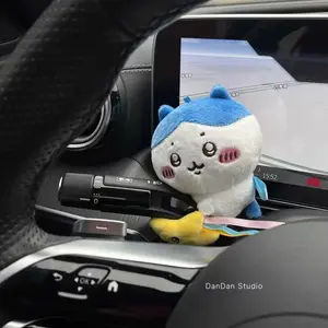 Chiikawa Car Gear Lever Cover Decorative Pendant Car Steering Switch Pendant Cartoon Usagi Hachiware Car Decoration Accessories