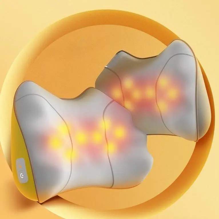 Multifunctional Massage Pillow – Cervical Lumbar Neck Head Back Waist Massager, Lightweight, Daily