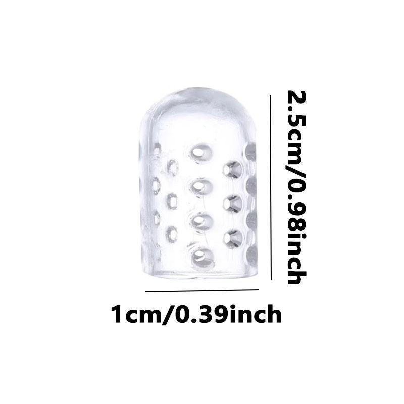 30 Pairs Silicone Transparent Toe Covers, Anti-Irritation Breathable Foot Protection, Water Blister Prevention, Unisex Foot Care Tool