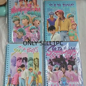 New Kpop Witchcraft Girl Group A5 Coil Notebook, Cartoon Anime Merchandise, Personal Organizer, Perfect Gift for Fans