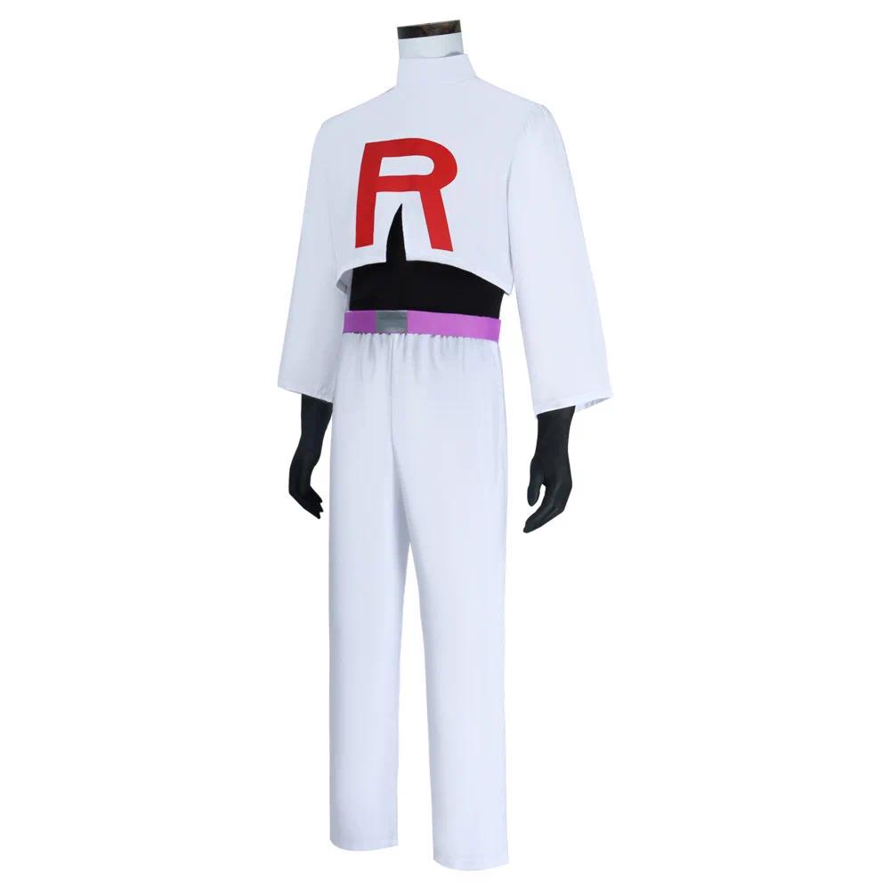 Anime Jessie and James Cosplay Costume Team Rocket Jessie Musashi James Kojirou Halloween Cosplay Costume Full Set Women Men