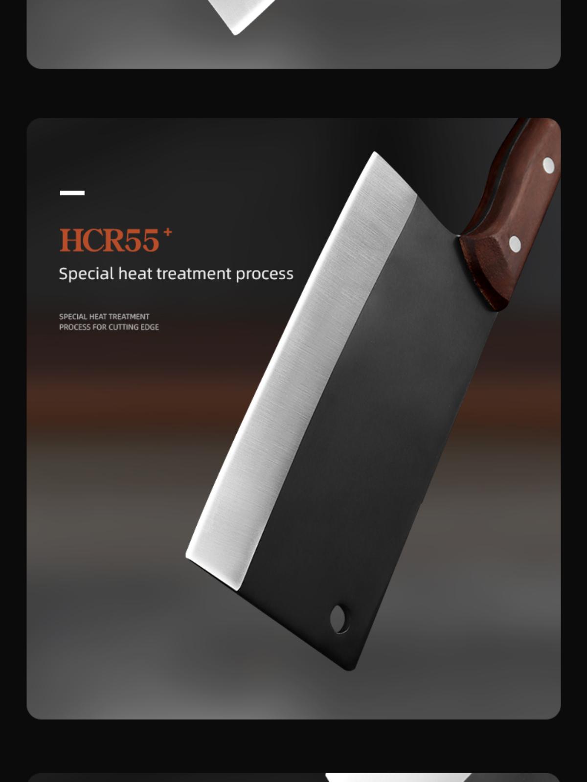 CRANEKIT Vegetable Knife - Ultra-Fast Sharp Chopping Knife for Vegetables, Bone, and All-Purpose Use in Kitchen